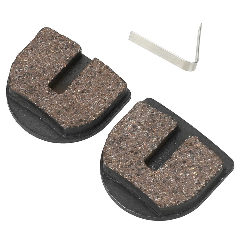 GREHUA Rounded Brake Pads for Razor MX500 MX650 SX500 McGrath RSF650 Motovox Dirt Rocket Quad Electric Motocross Bike E500S Electric Scooter ATV YK2 Flame Disc Brake Caliper Part Heavy Duty 2 Pack - Image 1